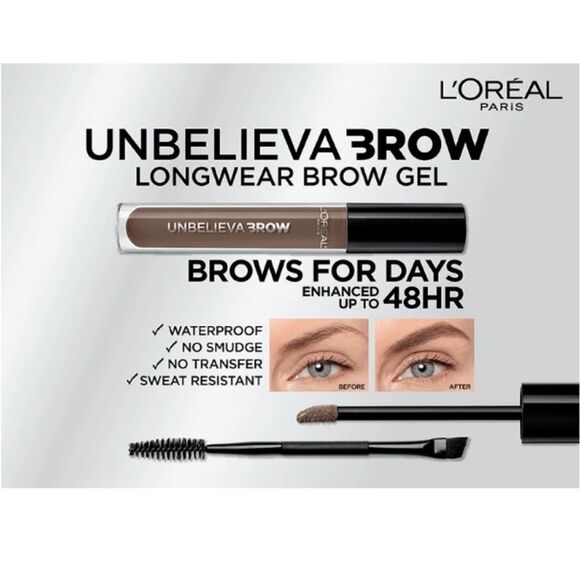 🆕💄L'Oreal Unbelieva Brow Gel - #360, Blonde - Picture 2 of 5
